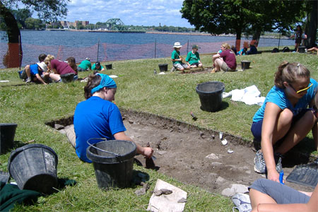 2009 Naval Cottages excavations